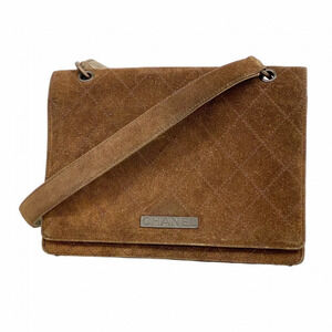 CHANEL Brown Shoulder Bag